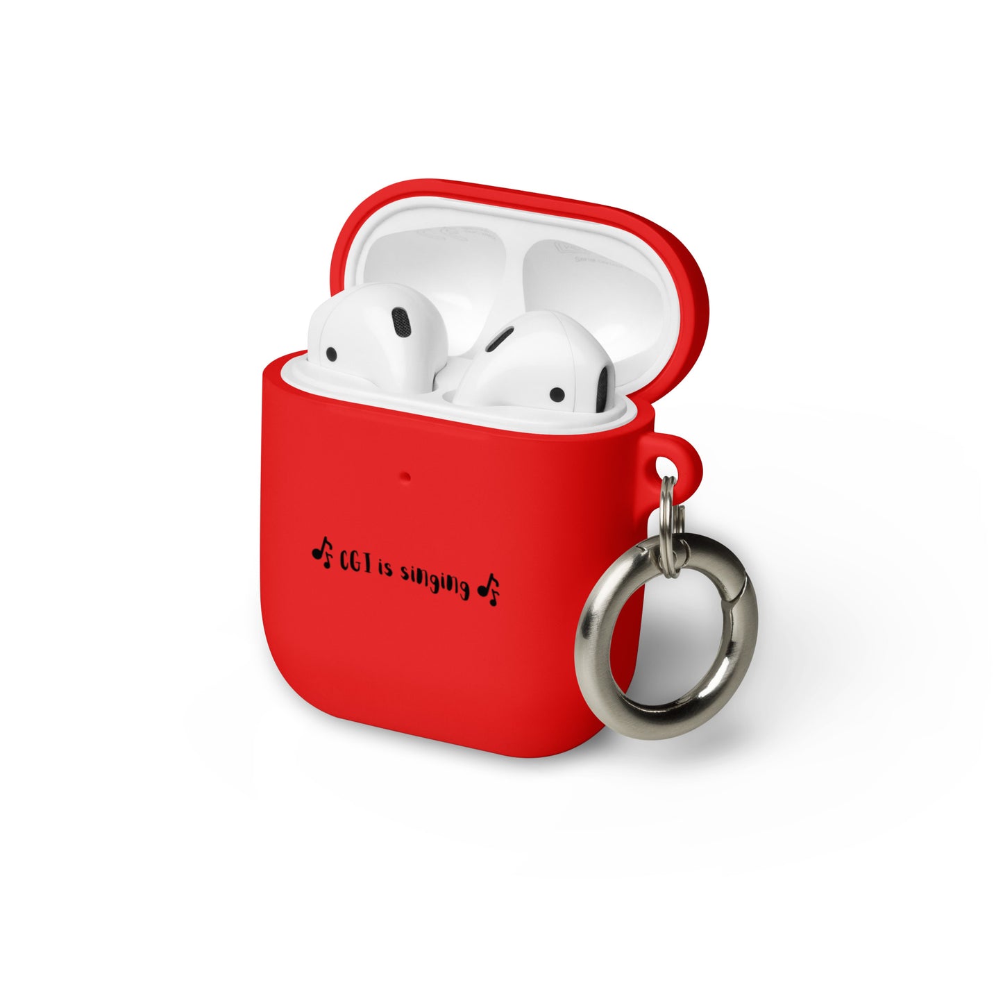 AirPods case "CGI is singing"